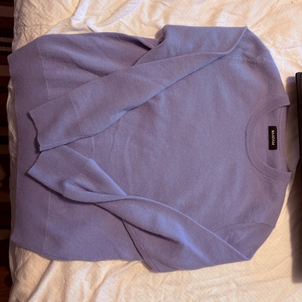 Lilac NAADAM Cashmere Sweater S - Picture 2 of 4
